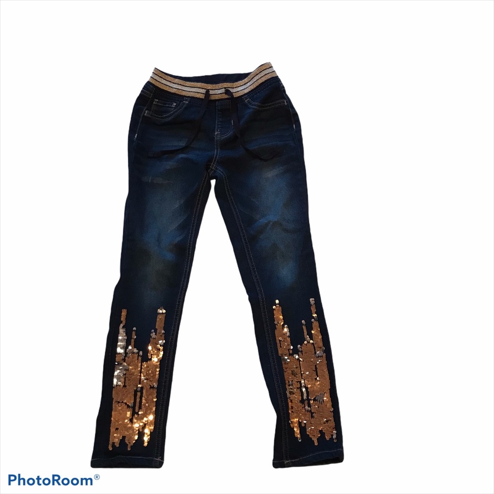 Wonder nation sparkly sequin jeans